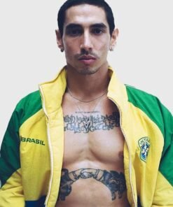 Yellow Brazil Nations 2026 Zip Up Jacket Unisex