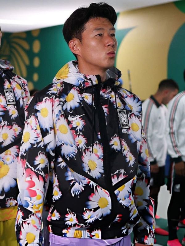 Heung-Min Son South Korea Anthem Jacket 2026 FIFA World Cup Heung Min Son South Korea Anthem Jacket