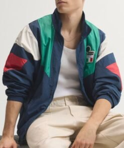 Adidas FIFA World Cup 2026 Italy EQT Track Jacket Adidas EQT Italy FIFA World Cup 2026 Navy Blue Zip-Up Track Jacket
