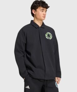 Adidas Ryoko Rain Woven Track Jacket Adidas Ryoko Rain Woven Track Jacket Black
