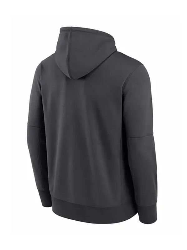 Buffalo Bills Toss Sweep Hoodie Anthracite Buffalo Bills Performance Pullover Hoodie