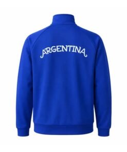 Lionel Messi Blue Argentina Track Jacket Argentina Lionel Messi FIFA World Cup 2026 Blue Jacket