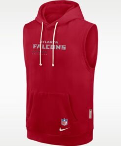 Atlanta Falcons Dri-Fit Sleeveless Pullover Hoodie
