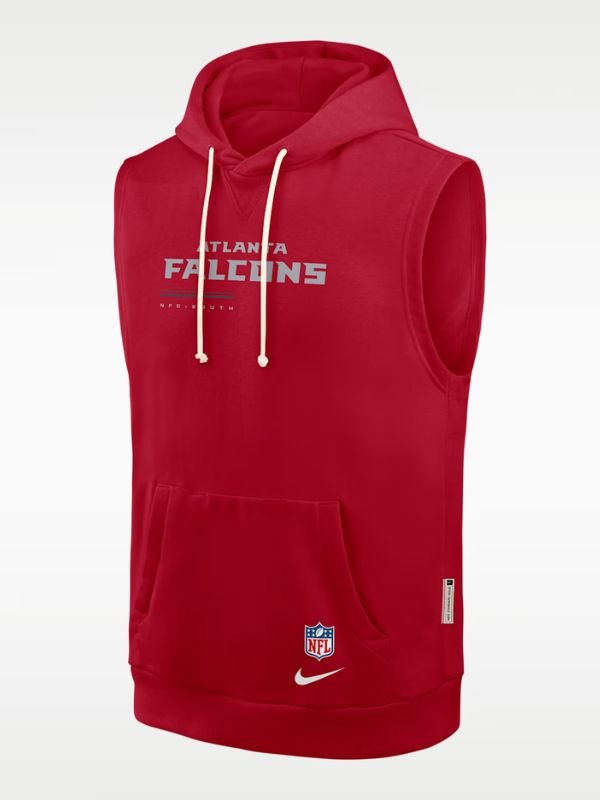 Atlanta Falcons Dri-Fit Sleeveless Pullover Hoodie Atlanta Falcons Dri-Fit Sleeveless Pullover Hoodie