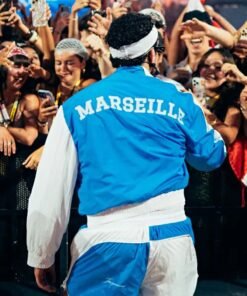 Bad Bunny Marseille Jacquemus Half-Zip Jacket Blue
