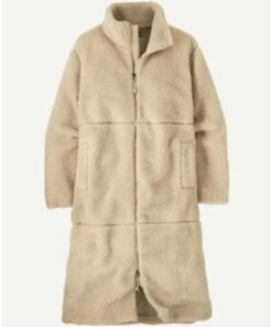 Dutton Ranch Beth Dutton Sherpa Coat Beth Dutton Dutton Ranch S1 White Longline Sherpa Coat