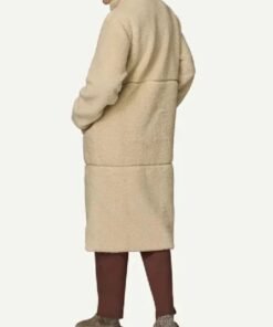 Dutton Ranch Beth Dutton Sherpa Coat Beth Dutton White Sherpa Coat