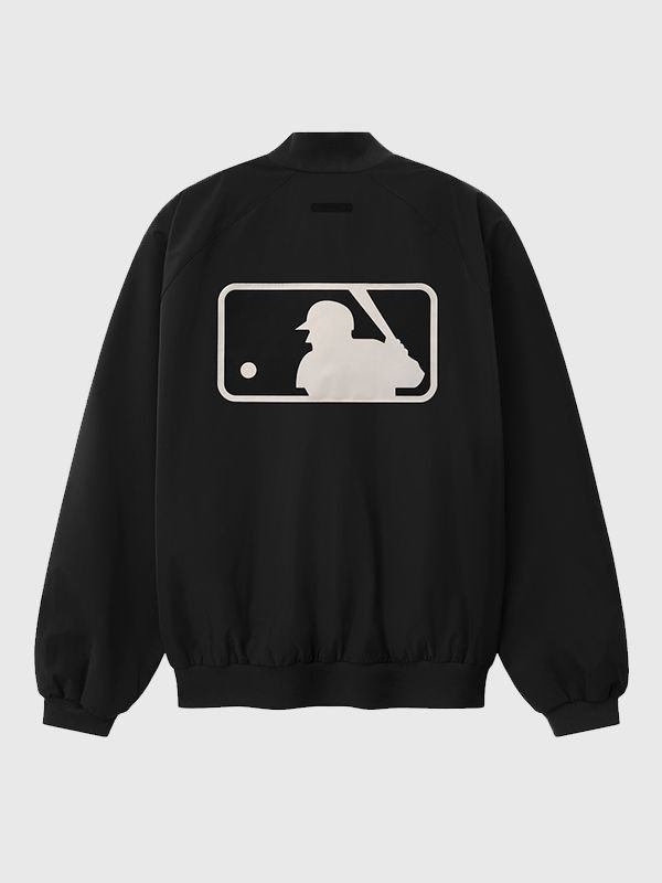 Fear of God x MLB Full-Zip Bomber Jacket Black Full Zip Fear of God x MLB Bomber Jacket 2026
