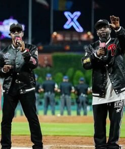 Boyz II Men MLB All-Star Game 2026 Satin Jacket Boyz II Men MLB All-Star Game 2026 Varsity Jacket
