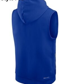 Buffalo Bills Dri-Fit Sleeveless Pullover Hoodie Buffalo Bills Dri-Fit Sleeveless Pullover Hoodie Blue