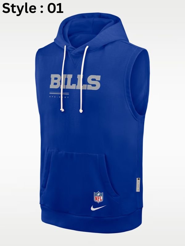 Buffalo Bills Dri-Fit Sleeveless Pullover Hoodie Buffalo Bills Dri-Fit Sleeveless Pullover Hoodie