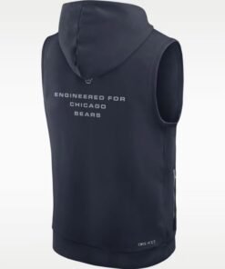 Chicago Bears Dri-Fit Sleeveless Pullover Hoodie Chicago Bears Dri-Fit Sleeveless Hooded Vest