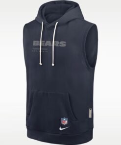 Chicago Bears Dri-Fit Sleeveless Pullover Hoodie
