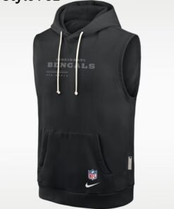 Cincinnati Bengals Dri-Fit Sleeveless Pullover Hoodie