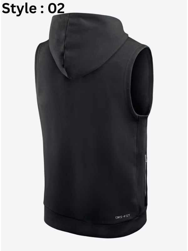 Cincinnati Bengals Dri-Fit Sleeveless Pullover Hoodie Cincinnati Bengals Dri-Fit Sleeveless Pullover Hoodie Black