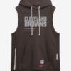 Cleveland Browns Dri-Fit Sleeveless Pullover Hoodie