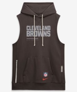 Cleveland Browns Dri-Fit Sleeveless Pullover Hoodie