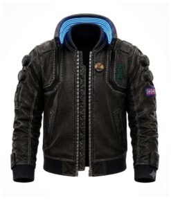 Cyberpunk 2077 Samurai Brown Bomber Jacket Cyberpunk 2077 Samurai Brown Bomber Jacket