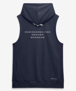 Denver Broncos Dri-Fit Sleeveless Hooded Vest