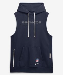 Denver Broncos Dri-Fit Sleeveless Pullover Hoodie