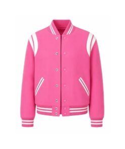 Elle S01 Lexi Minetree Pink Varsity Jacket