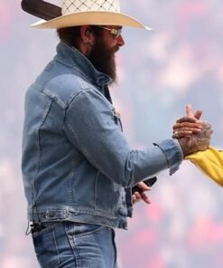 Post Malone World Cup 2026 Finals Denim Jacket FIFA Halftime Show 2026 Post Malone Denim Jacket