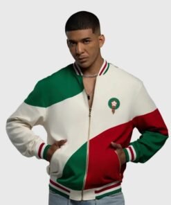 Morocco World Cup Colorblock Jacket FIFA Morocco World Cup Colorblock Jacket