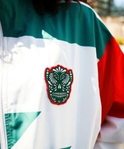 FIFA World Cup Mexico Nylon Windbreaker Jacket FIFA World Cup Mexico White and Green Jacket