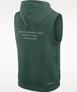 Green Bay Packers Dri-Fit Sleeveless Hooded Vest