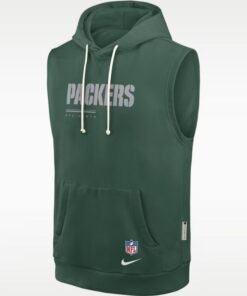 Green Bay Packers Dri-Fit Sleeveless Pullover Hoodie