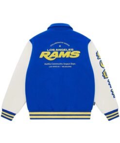 Homie x Los Angeles Rams Letterman Jacket Homie x Los Angeles Rams Varsity Jacket