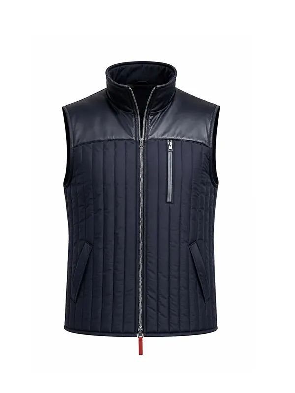 James Bond 007 First Light Quilted Vest James Bond 007 First Light Navy Blue Vest