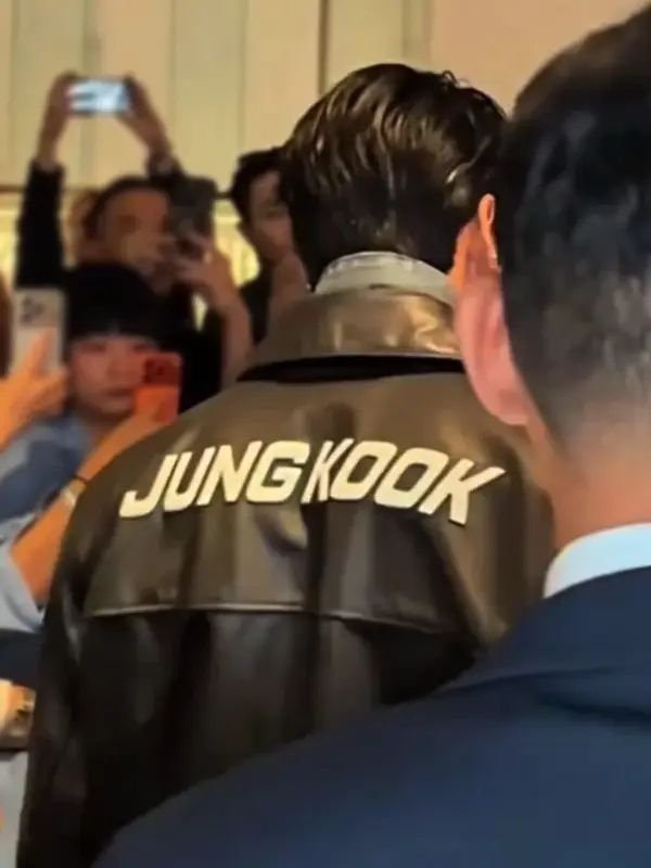 Jungkook CK JK Leather Jacket Jungkook CK JK Leather Jacket Black