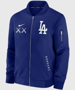 KAWS x MLB Dodgers Nike Dugout Bomber Jacket