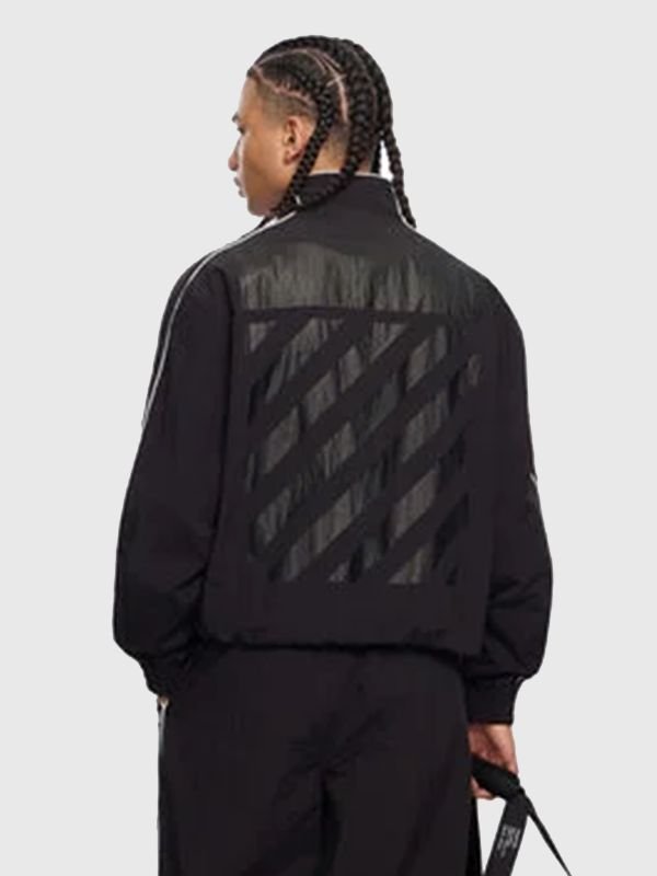 L/AB Diagonal Track Jacket L/AB Diagonal Full Zip Up Jacket