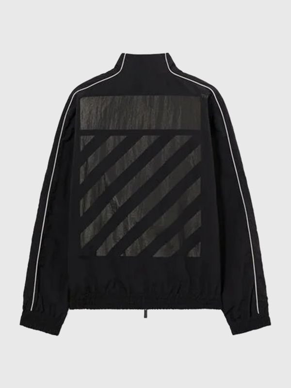 L/AB Diagonal Track Jacket L/AB Diagonal Track Jacket Black