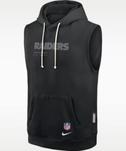 Las Vegas Raiders Dri-Fit Sleeveless Pullover Hoodie