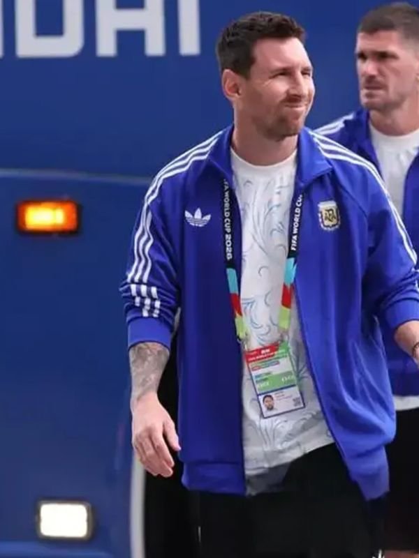 Lionel Messi Blue Argentina Track Jacket Lionel Messi Blue Argentina Track Jacket