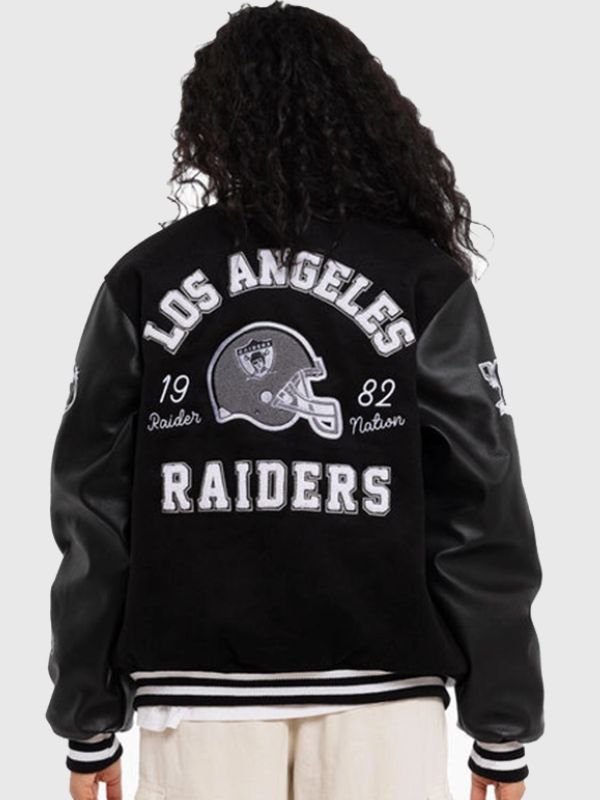 Los Angeles Raiders World Champs Varsity Jacket Los Angeles Raiders World Champs Black Jacket