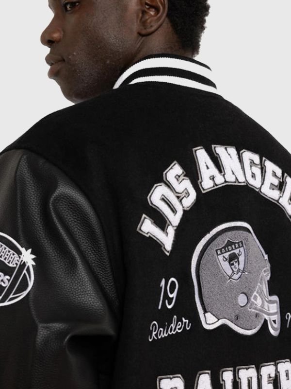 Los Angeles Raiders World Champs Varsity Jacket Los Angeles Raiders World Champs Lettermen Jacket