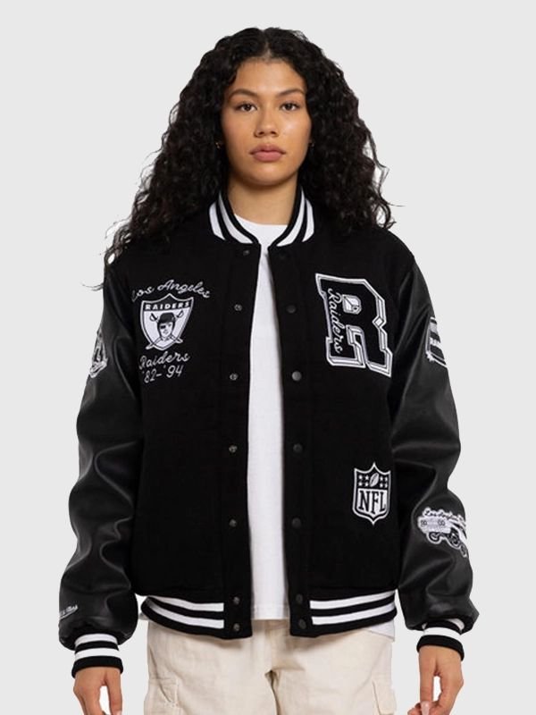 Los Angeles Raiders World Champs Varsity Jacket Los Angeles Raiders World Champs Varsity Jacket