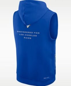 Los Angeles Rams Dri-Fit Sleeveless Pullover Hoodie Los Angeles Rams Dri-Fit Sleeveless Hooded Vest