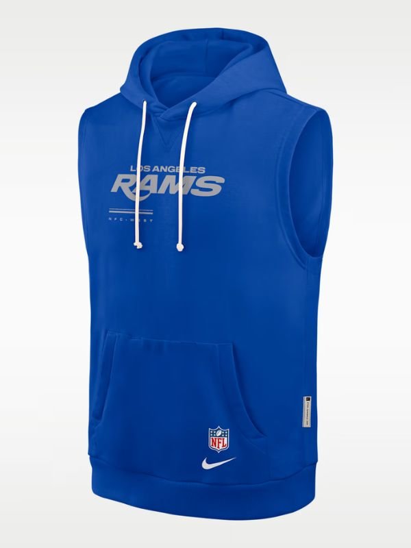 Los Angeles Rams Dri-Fit Sleeveless Pullover Hoodie Los Angeles Rams Dri-Fit Sleeveless Pullover Hoodie