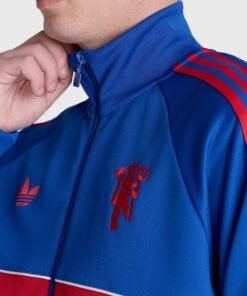 Manchester United x Adidas 2026 Blue Jacket
