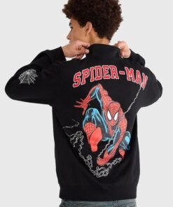 Marvel Aeropostale Spider-Man Track Jacket Marvel Aeropostale Spider-Man Fleece Jacket