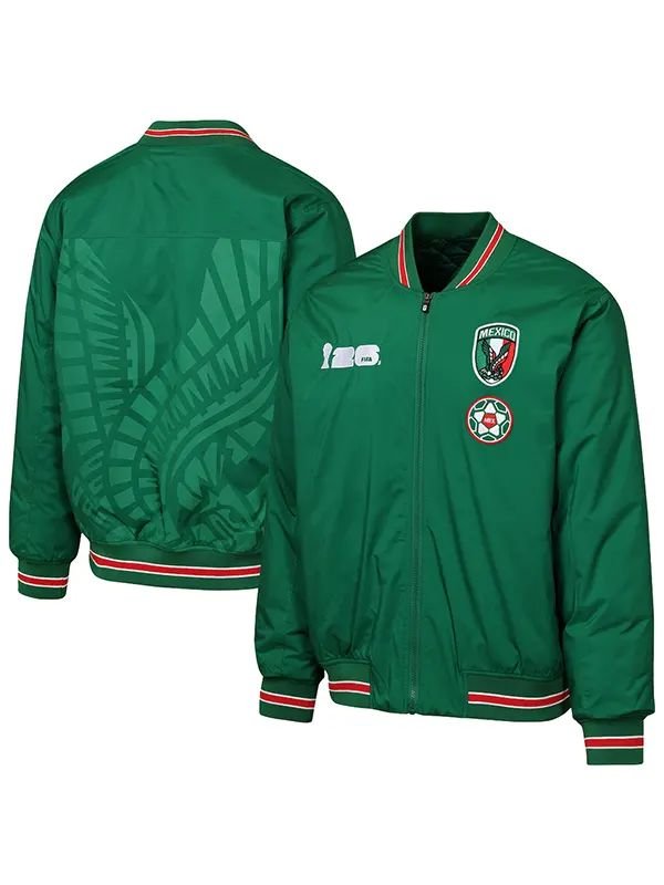 Mexico World Cup 2026 Road To Victory Flight Jacket Mexico World Cup 2026 Road To Victory Flight Jacket
