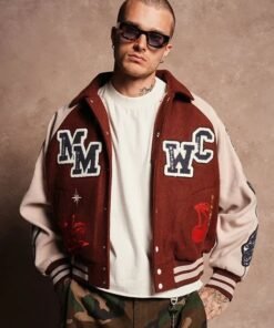 Mickey Mouse Wolves Club Roxy Box Cut Rudy 2026 Maroon Varsity Jacket