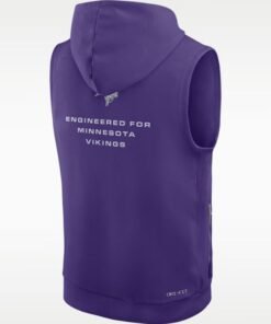 Minnesota Vikings Dri-Fit Sleeveless Pullover Hoodie Minnesota Vikings Dri-Fit Sleeveless Hooded Vest
