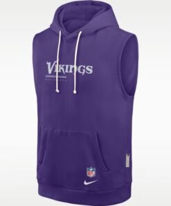 Minnesota Vikings Dri-Fit Sleeveless Pullover Hoodie