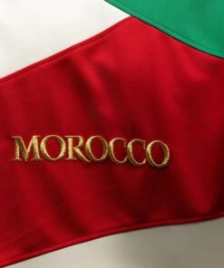 Morocco World Cup Colorblock Jacket Morocco World Cup Colorblock Bomber Jacket